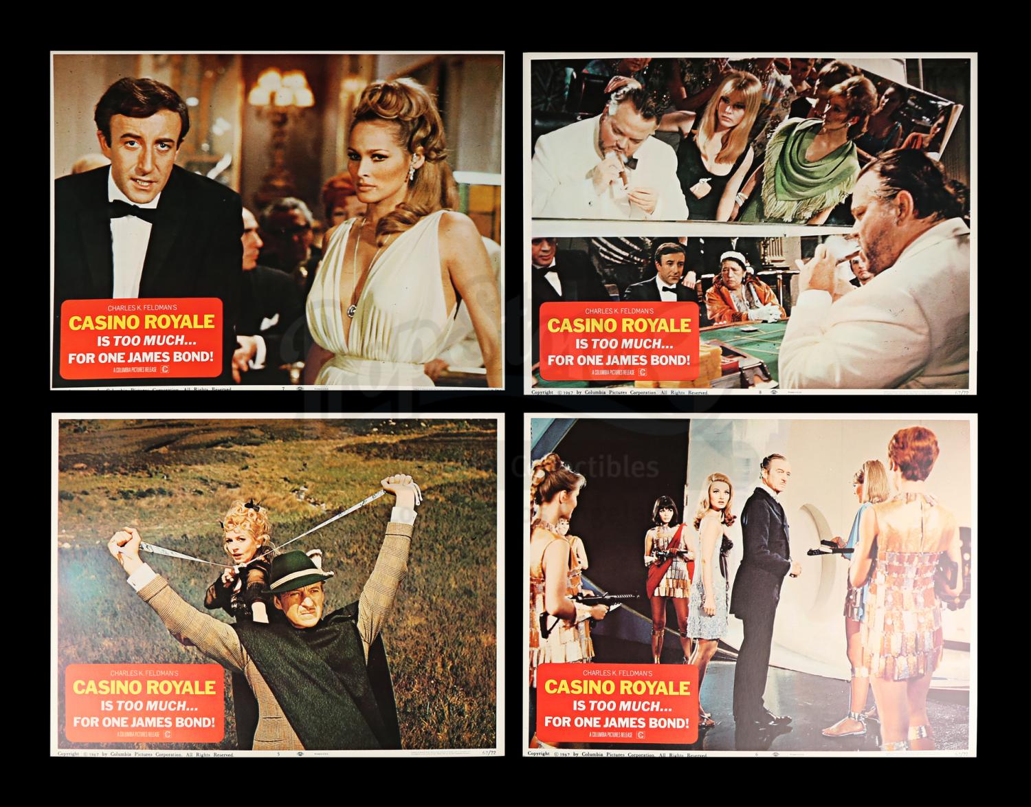 Lot #343 - CASINO ROYALE (1967) - Carter-Jones Collection: Eight US ...