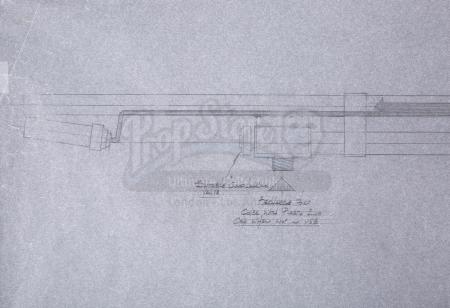 Lot #22 - ALIENS (1986) - Three Hand-drawn Flamethrower Production Design And Concept Artworks - 9