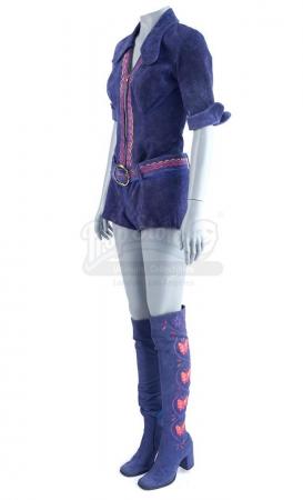 Lot #50 - AUSTIN POWERS: THE SPY WHO SHAGGED ME (1999) - Felicity Shagwell's (Heather Graham) Suede Romper and Boots - 3