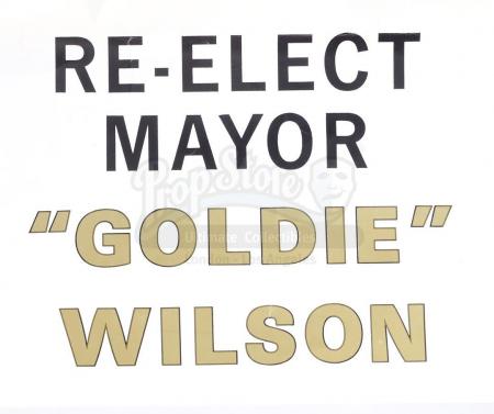 Lot #65 - BACK TO THE FUTURE (1985) - Mayor Goldie Wilson (Donald Fullilove) Campaign Poster - 4