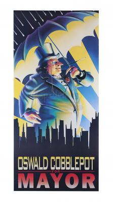 Lot #88 - BATMAN RETURNS (1992) - Oswald Cobblepot For Mayor Election Poster