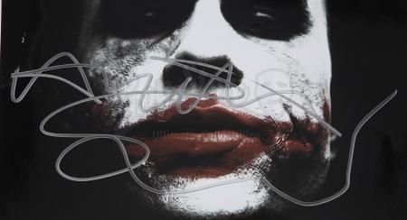 Lot #100 - THE DARK KNIGHT (2008) - Heath Ledger 'Joker' Autographed Photo - 2