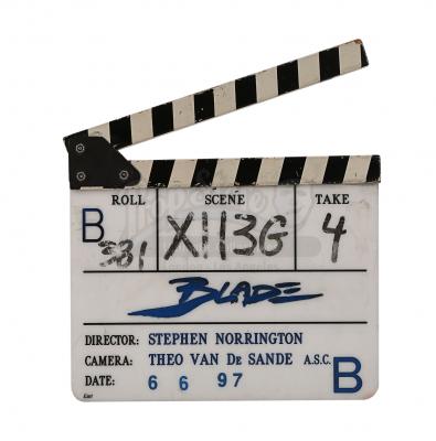 Lot #116 - BLADE (1998) - Production-Used Clapperboard