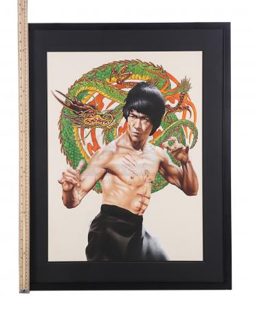 Lot #139 - BRUCE LEE: ENTER THE DRAGON (1973) - Chris Achilleos Hand-painted Illustration (Sold with Copyright) - 5