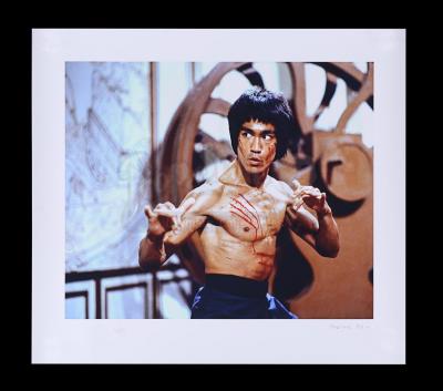 Lot #143 - BRUCE LEE: ENTER THE DRAGON (1973) - Limited-edition Print Autographed by Michael Allin