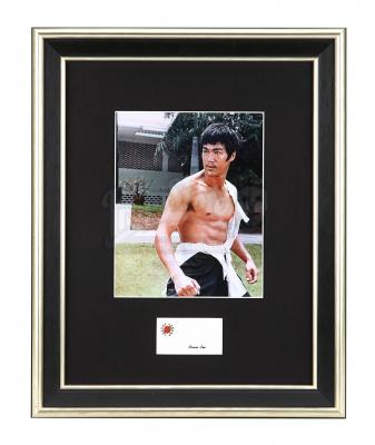 Lot #144 - BRUCE LEE - Bruce Lee Business Card Display