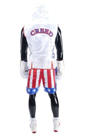 Lot #191 - CREED (2015) - Adonis Creed's (Michael B. Jordan) Ringside Costume Display - 4