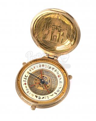 A gilt brass polychrome enameled open face watch, key wind with verge  escapement, bezel with applied frontal decoration set with split pearls,  made for the Turkish market | Circa 1800 | Important