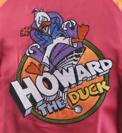 Lot #337 - HOWARD THE DUCK (1986) - Production-Made Duck Head Appliance with Crew Hat, Jacket, Shirt, and Acrylic Egg - 15