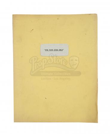 Lot #397 - JAMES BOND: VARIOUS PRODUCTIONS - Collection of Five Scripts - 10