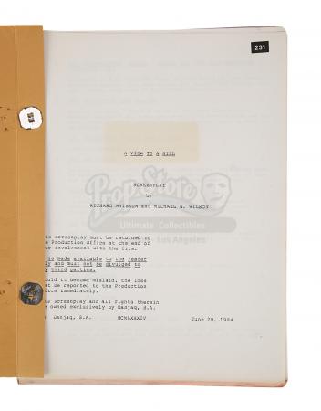 Lot #397 - JAMES BOND: VARIOUS PRODUCTIONS - Collection of Five Scripts - 14