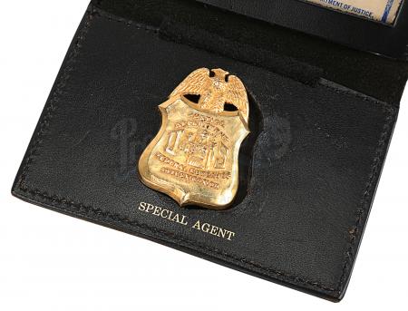 Lot #559 - POINT BREAK (1991) - Johnny Utah's (Keanu Reeves) Prototype FBI Badge - 2