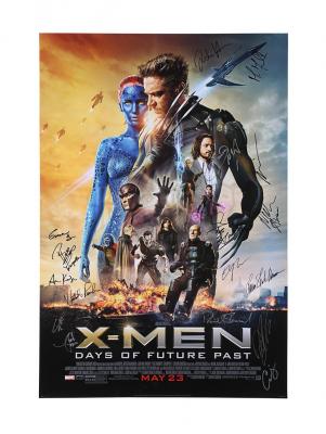 Lot #912 - X-MEN: DAYS OF FUTURE PAST (2014) - Cast and Crew Autographed One-Sheet Poster