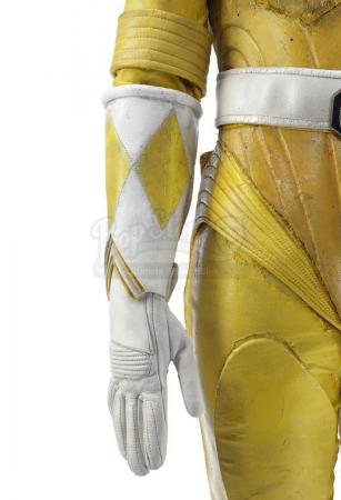 Lot #499 - MIGHTY MORPHIN' POWER RANGERS: THE MOVIE (1995) - Yellow Ranger (Karan Ashley) Costume with Light-up Helmet - 8