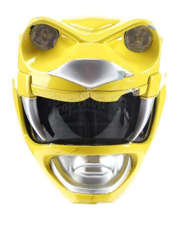Lot #499 - MIGHTY MORPHIN' POWER RANGERS: THE MOVIE (1995) - Yellow Ranger (Karan Ashley) Costume with Light-up Helmet - 11