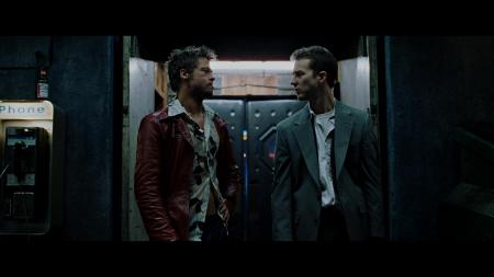 Lot #256 - FIGHT CLUB (1999) - Tyler Durden's (Brad Pitt) Photo-Matched Red Leather Jacket - 12