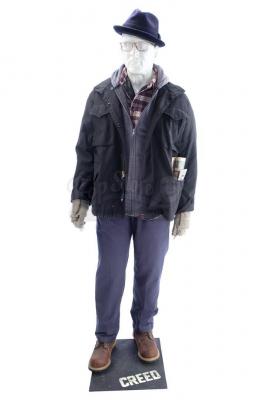 Lot #190 - CREED (2015) - Rocky Balboa's (Sylvester Stallone) "Street" Costume Display with Fedora and Accessories