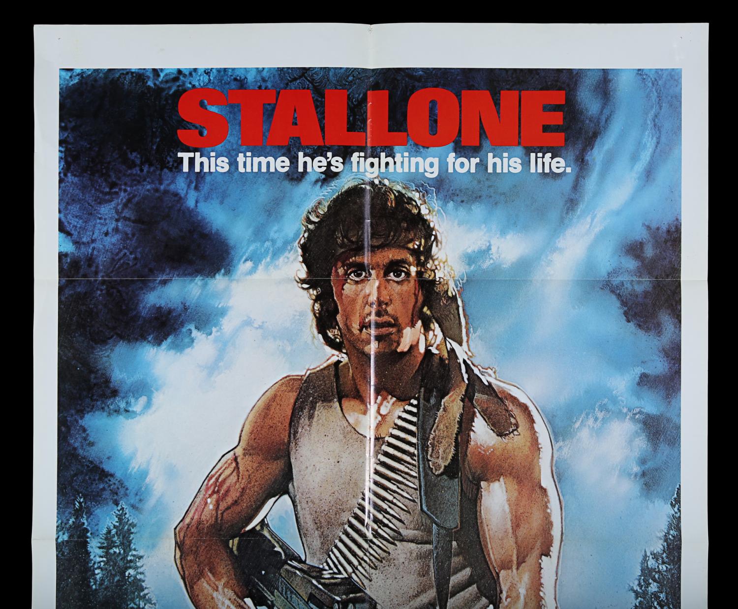 Lot #62 - FIRST BLOOD - RAMBO (1982) - US One-Sheet, 1982 - 3