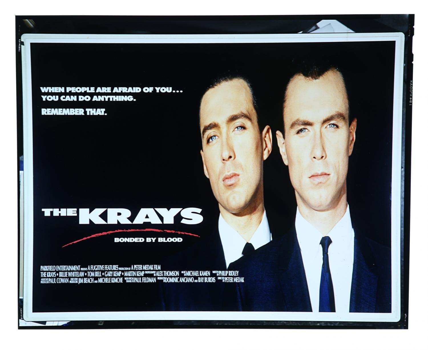 Lot #114 - The Krays (1990) - Feref Archive: Original Poster Concept 