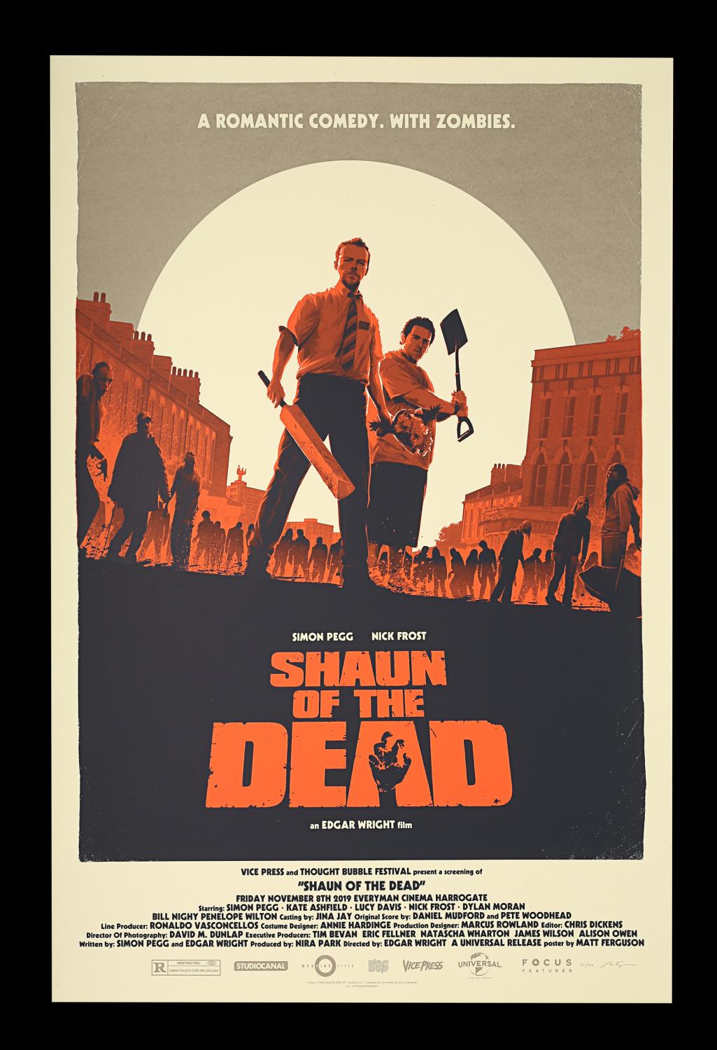 Lot #262 - SHAUN OF THE DEAD (2004) - Two Vice Press, Bottleneck ...