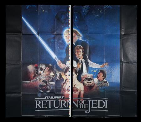 Lot #374 - STAR WARS: RETURN OF THE JEDI (1983) - Bryan Fuller Collection: US Six-Sheet, 1983