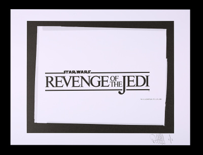 Lot #471 - STAR WARS: REVENGE OF THE JEDI (1983) - FEREF ARCHIVE: Original Negative with 1 of 1 Proof Print, 2021