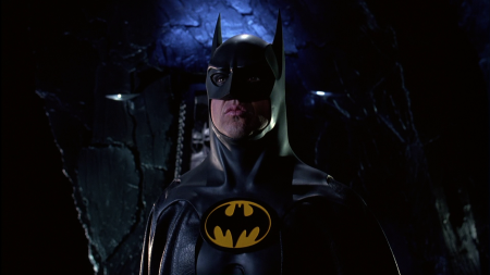 Lot #39 - BATMAN RETURNS (1992) - Production-made Batman (Michael Keaton) Chest Emblem - 5