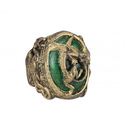Lot #271 - PIRATES OF THE CARIBBEAN: DEAD MAN'S CHEST (2006) - Jack Sparrow's (Johnny Depp) Stunt Dragon Ring - 2
