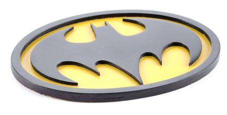 Lot #39 - BATMAN RETURNS (1992) - Production-made Batman (Michael Keaton) Chest Emblem - 3