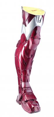 Lot #193 - IRON MAN 3 (2013) - Iron Man's (Robert Downey Jr.) Mark V Armoured Leg