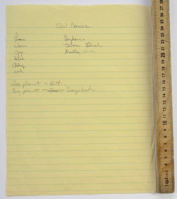 Lot #337 - STAR WARS: THE EMPIRE STRIKES BACK (1980) - Handwritten ...