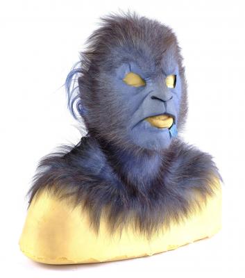Lot #406 - X-MEN: FIRST CLASS (2011) - Beast's (Nicholas Hoult) Master Reference Cowl with Wig