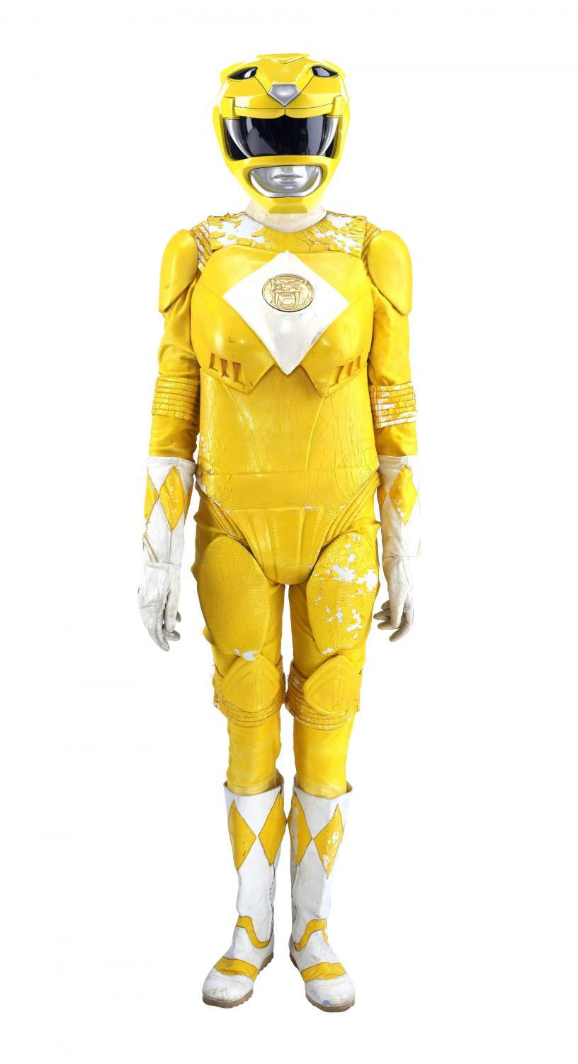 Lot #777 - MIGHTY MORPHIN POWER RANGERS: THE MOVIE (1995) - Yellow Ranger  Promotional Costume