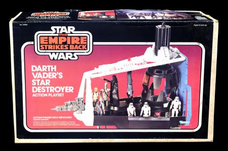 Lot #993 - STAR WARS: THE EMPIRE STRIKES BACK (1980) - Charles Lippincott Collection: Sealed Darth Vader's Star Destroyer Action Playset - 2