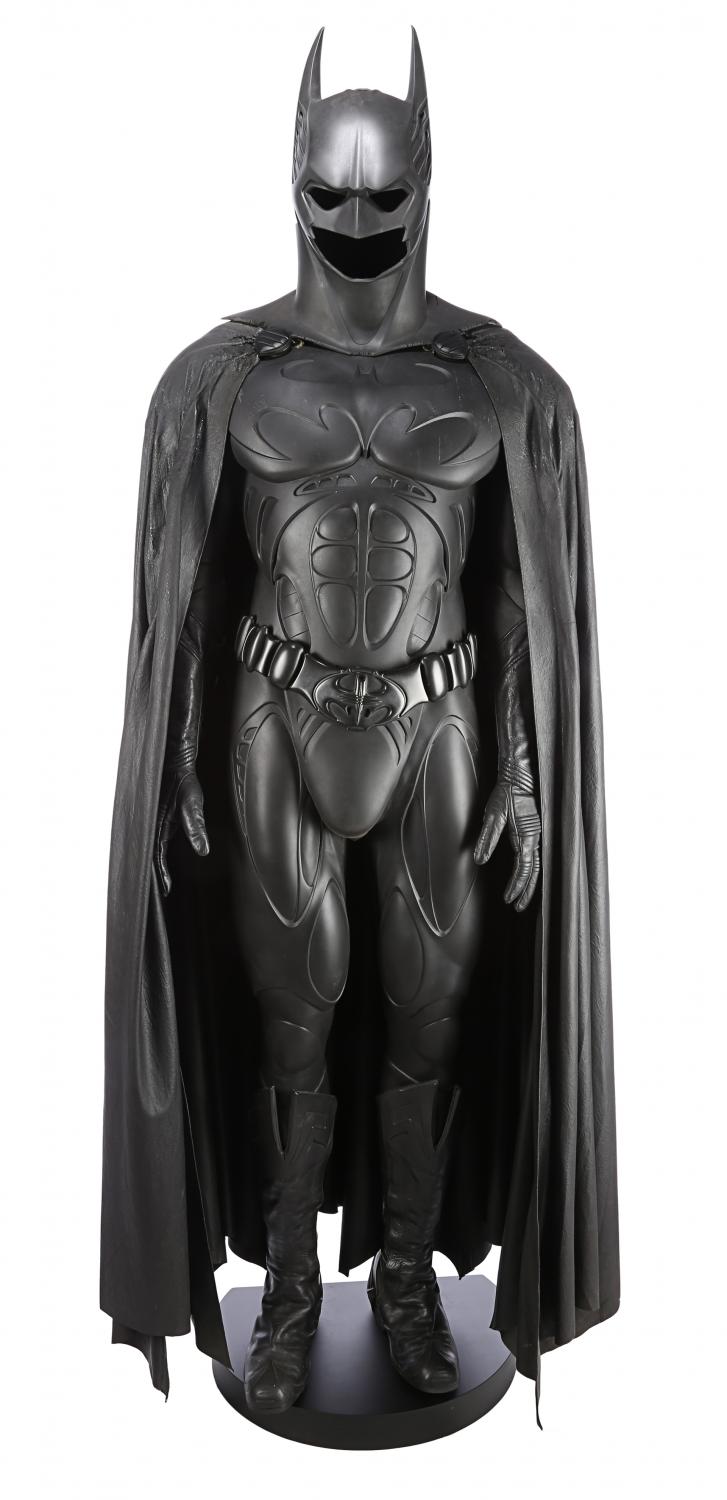 Lot #42 - BATMAN FOREVER (1995) - Batman's (Val Kilmer) Sonar Batsuit  Display
