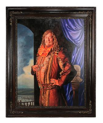 Lot #180 - THE HOBBIT: THE DESOLATION OF SMAUG (2013) - Master of Lake-town's (Stephen Fry) Portrait
