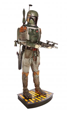 Lot #355 - STAR WARS: THE EMPIRE STRIKES BACK (1980) - Sideshow Collectibles Life-size Light-up Boba Fett Figure - 6