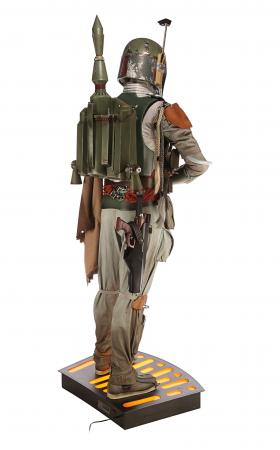 Lot #355 - STAR WARS: THE EMPIRE STRIKES BACK (1980) - Sideshow Collectibles Life-size Light-up Boba Fett Figure - 7