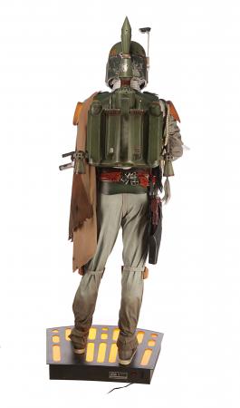 Lot #355 - STAR WARS: THE EMPIRE STRIKES BACK (1980) - Sideshow Collectibles Life-size Light-up Boba Fett Figure - 8