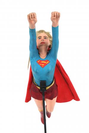 Lot #374 - SUPERGIRL (1984) - Supergirl (Helen Slater) SFX Flying Model Miniature - 2