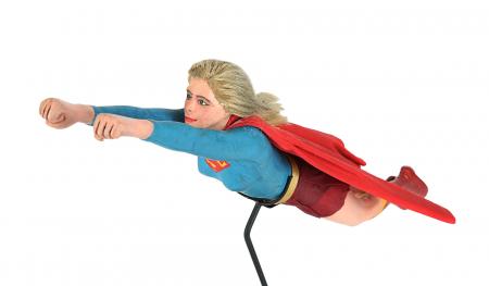 Lot #374 - SUPERGIRL (1984) - Supergirl (Helen Slater) SFX Flying Model Miniature - 5