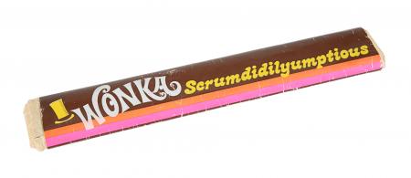 Lot #402 - WILLY WONKA AND THE CHOCOLATE FACTORY (1971) - Scrumdidilyumptious Wrapper - 2