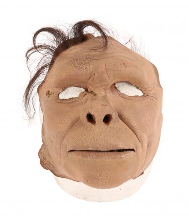 Lot #413 - 2001: A SPACE ODYSSEY (1968) - Stuart Freeborn Collection: Dawn of Man Prototype Mask and Mould - 5