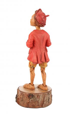 Lot #418 - THE ADVENTURES OF PINOCCHIO (1996) - Allan Cameron's Pinocchio Crew Gift Statue - 5