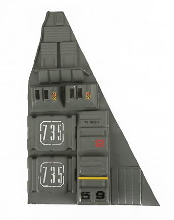 Lot #423 - ALIENS (1986) - Model Miniature Sulaco Panels and Hangar "Danger" Sign - 2