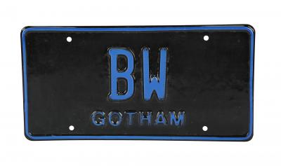 Lot #459 - BATMAN FOREVER (1995) - Bruce Wayne's (Val Kilmer) Personal Licence Plate