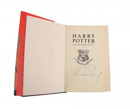 Lot #634 - HARRY POTTER AND THE GOBLET OF FIRE (2005) - J.K. Rowling-autographed First-edition Hardback Book - 2