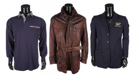 Lot #696 - TOMORROW NEVER DIES (1997) - James Bond Stunt Double Leather Jacket and Crew Items