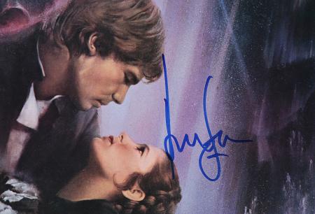 Lot #957 - STAR WARS: THE EMPIRE STRIKES BACK (1980) - Harrison Ford-Signed Style "A" "Gone with the Wind" One-Sheet - 3