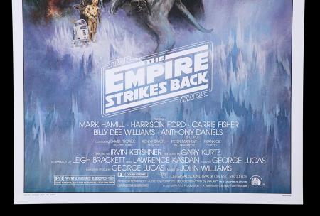 Lot #957 - STAR WARS: THE EMPIRE STRIKES BACK (1980) - Harrison Ford-Signed Style "A" "Gone with the Wind" One-Sheet - 4